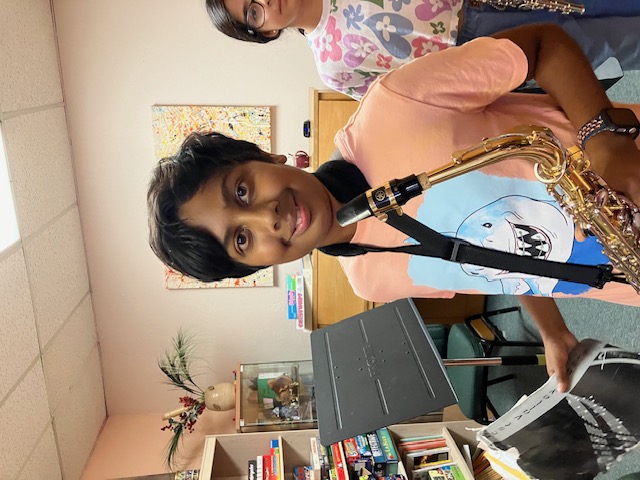 Young musician in the Orange Music Studio Woodwinds program